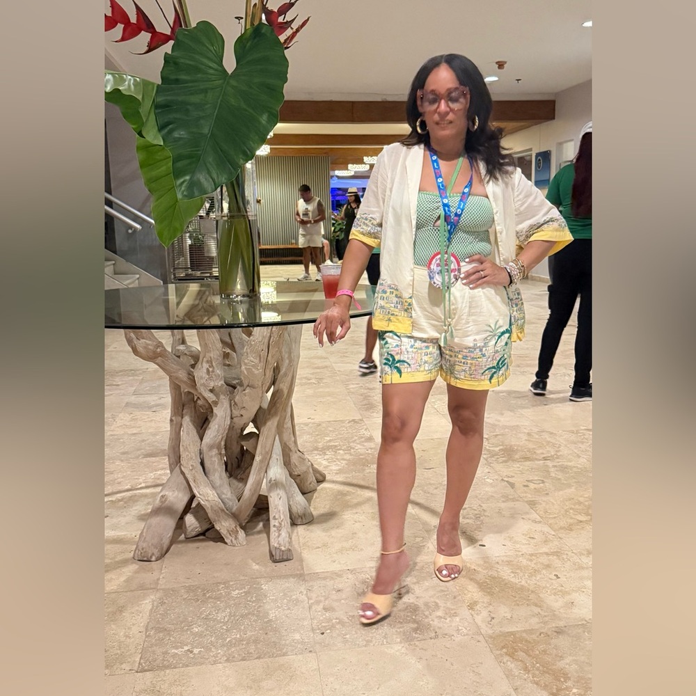 Jenee Naylor x Target Tropical Print 2 pc Set Small